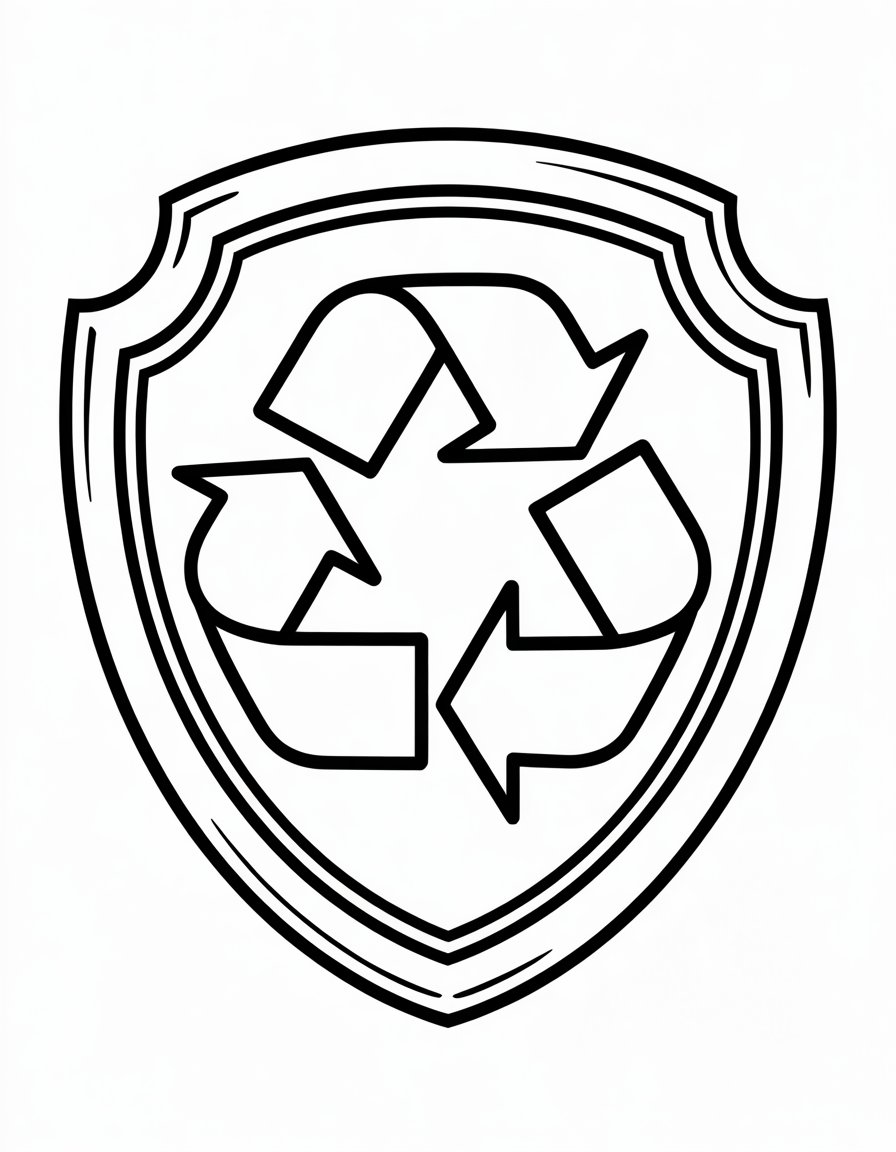 Rocky's Recycling Badge